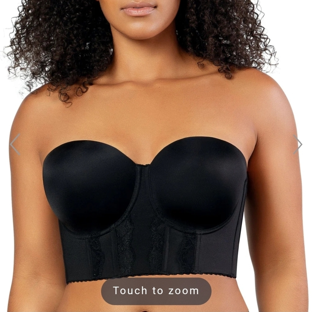NWT 42H PARFAIT Elissa P50116 Full Bust and Figure Strapless Longline